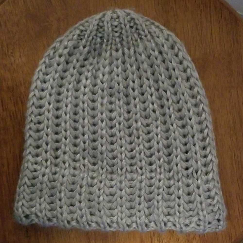 Vincent Pradier Silver Grey Beanie Winter Hat